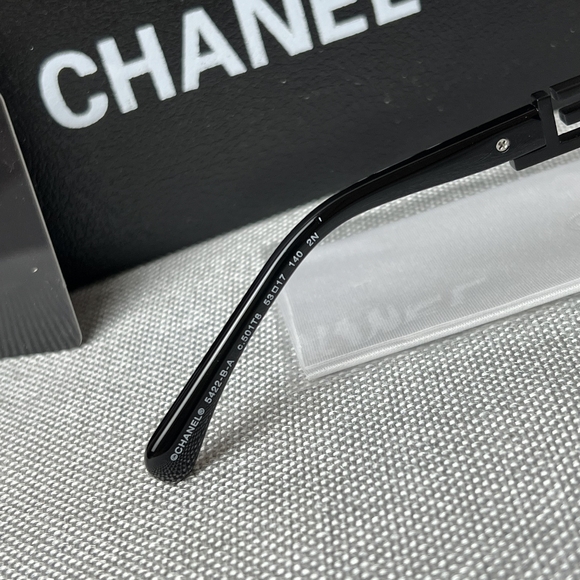 Chanel Women's Black Sunglasses - Picture 5 of 6